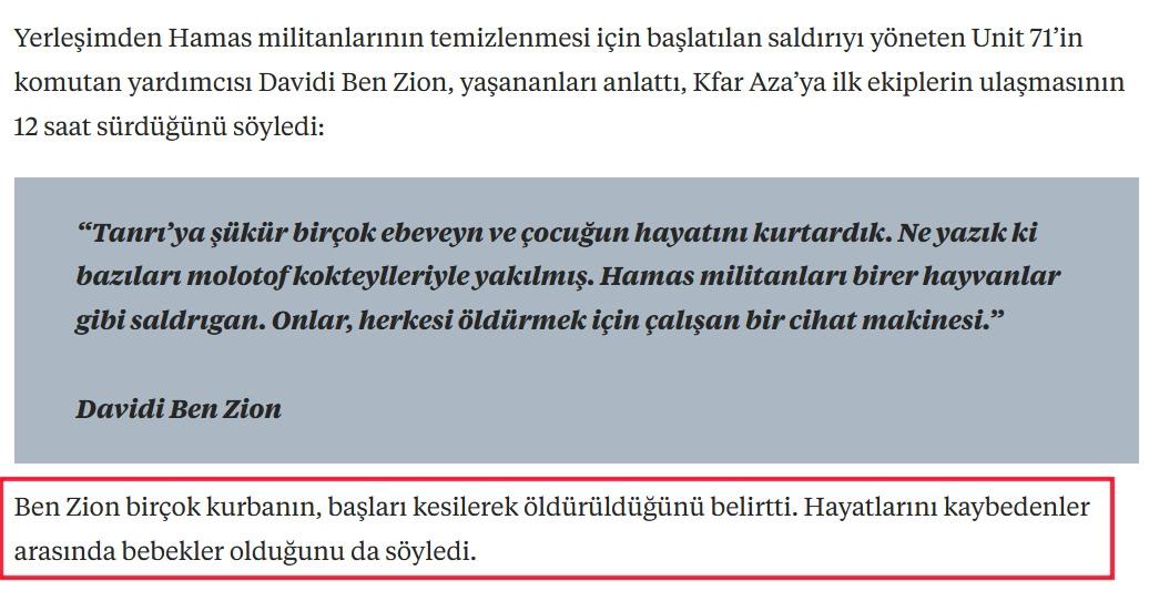 İsrail'in ürettiği bu dezenformasyon, Batılı siyonist kuruluşların fonlarıyla Türkiye'de yayın yapan Medyascope'ta da yer almıştı.