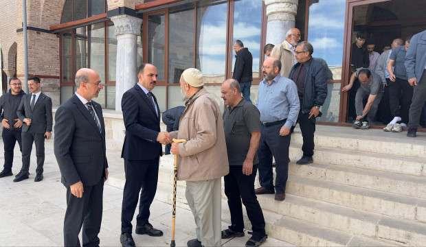 Başkan Altay, Alaaddin Camii’nde vatandaşlarla buluştu