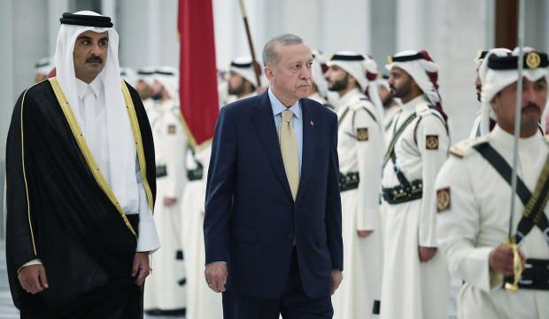 Başkan Erdoğan, Katar Emiri Al Sani ile görüştü