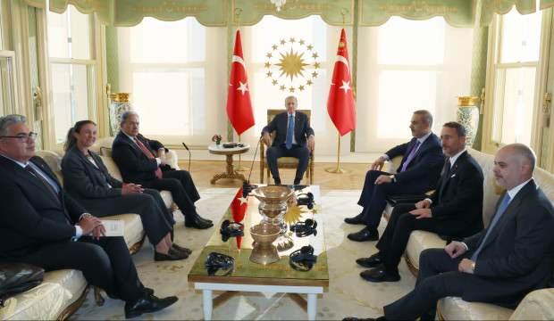 Erdoğan, Yeni Zelanda Başbakan Yardımcısı Peters'i kabul etti