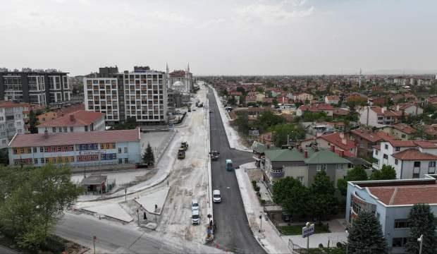 Konya'da önemli bir cadde daha tamamlanıyor