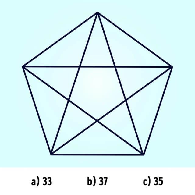 Yüksek görsel beceri ister: Resimde kaç tane üçgen olduğunu 30 saniye içerisinde bulabilir misiniz?