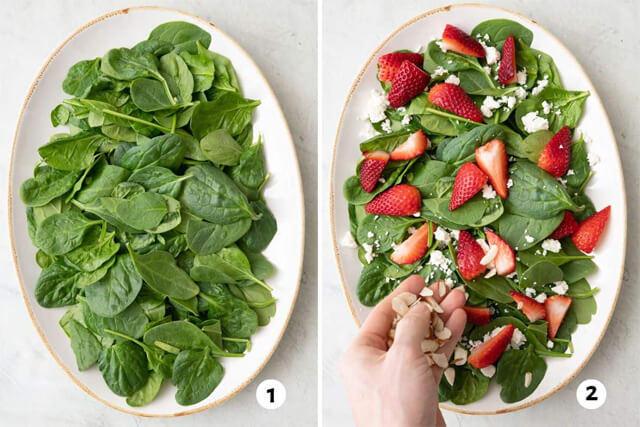 Çilekli ıspanak salatası tarifi, nasıl yapılır?