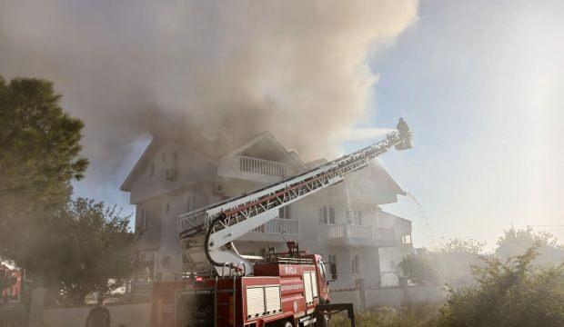 Muğla'da apart otelde yangın