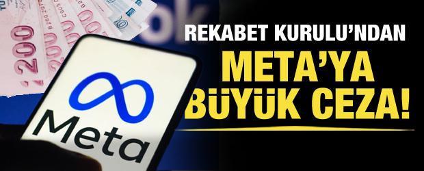 Rekabet Kurulu'ndan META'ya 335,7 milyon lira ceza!