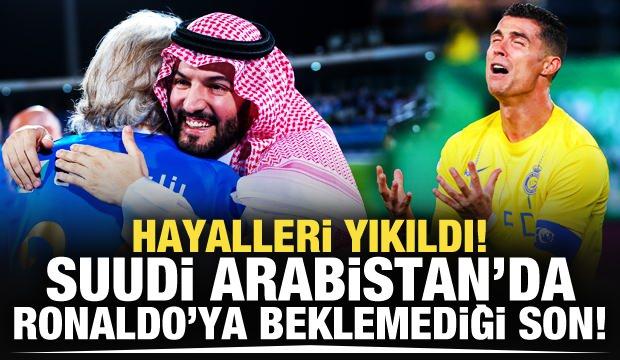 Suudi Arabistan'da Ronaldo'ya beklemediği son!