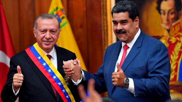 Cumhurbaşkanı Recep Tayyip Erdoğan ile Venezuela Devlet Başkanı Nicolas Maduro