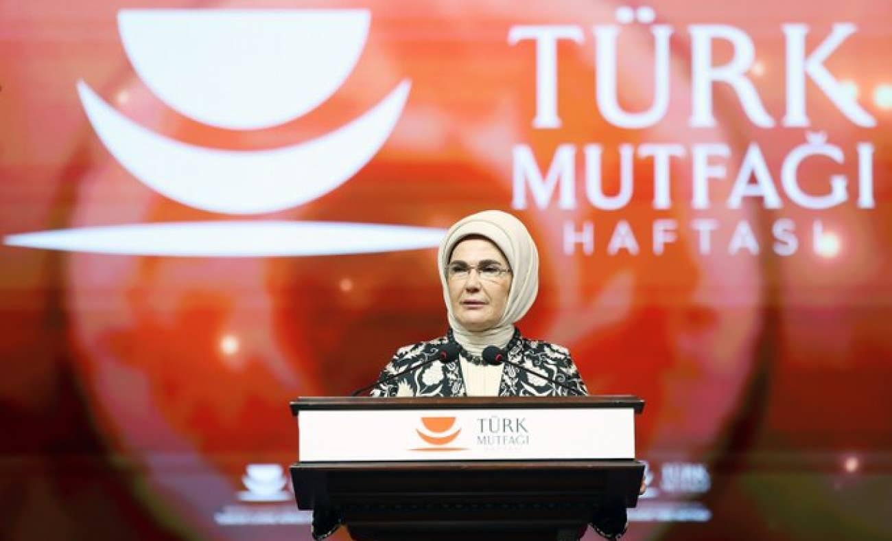 Emine Erdoğan Türk Mutfağı Haftası programında seslendi: "Yerel mutfağımızı korumak zorundayız"