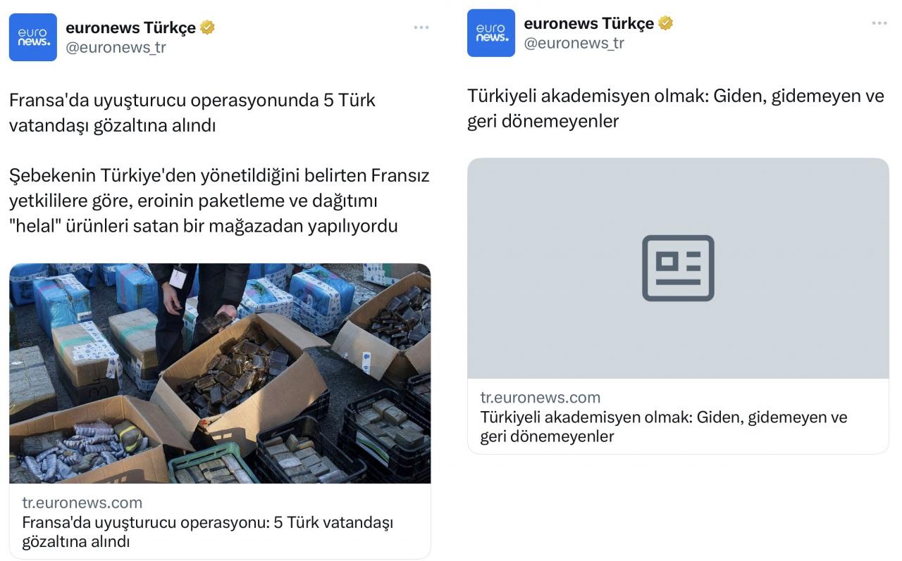 Euronews Türkçe'nin haberi: Akademisyen Türkiyeli ama uyuşturucu satıcısı Türk!