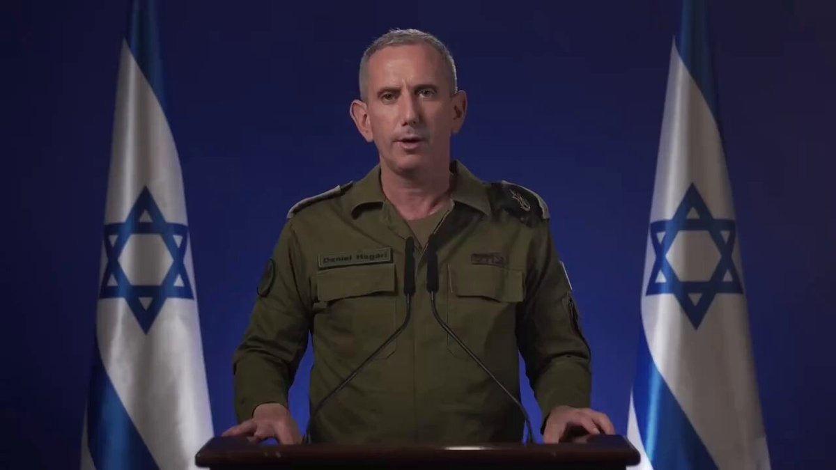 srail Savunma Kuvvetleri (IDF) Sözcüsü Daniel Hagari
