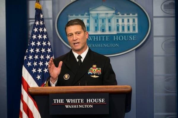 Trump'ın Beyaz Saray’dayken doktoru olan Ronny Jackson