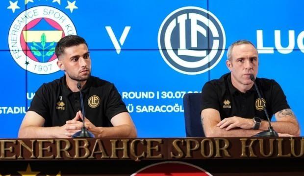 Fenerbahçe maçı için iddialı sözler: Tatile gelmedik