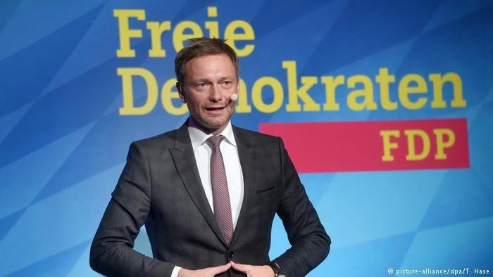 Almanya Maliye Bakanı ve Hür Demokrat Parti lideri Christian Lindner