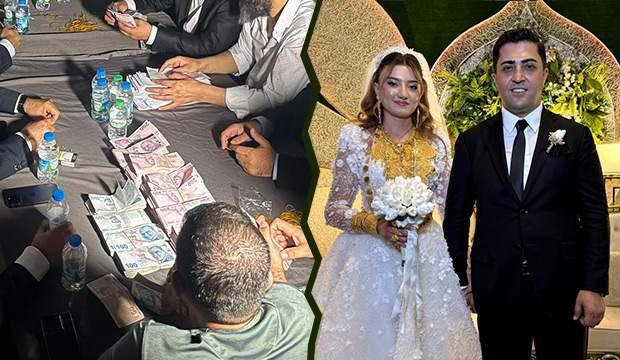 Düğünde takılan 5 milyon lira ve 4 kilo altını saymak için ekip kuruldu