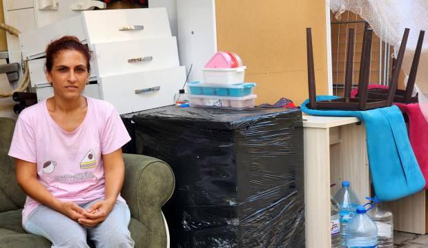 Kirasını &ouml;deyemeyen kadın 12 g&uuml;nd&uuml;r bah&ccedil;ede yatıyor!
