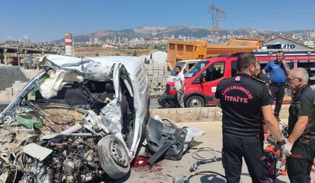 Kahramanmaraş'ta feci kaza: 1 ölü 