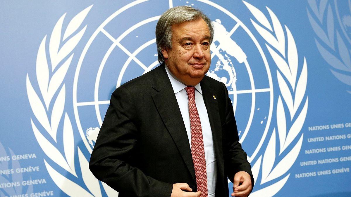  Birleşmiş Milletler (BM) Genel Sekreteri Antonio Guterres