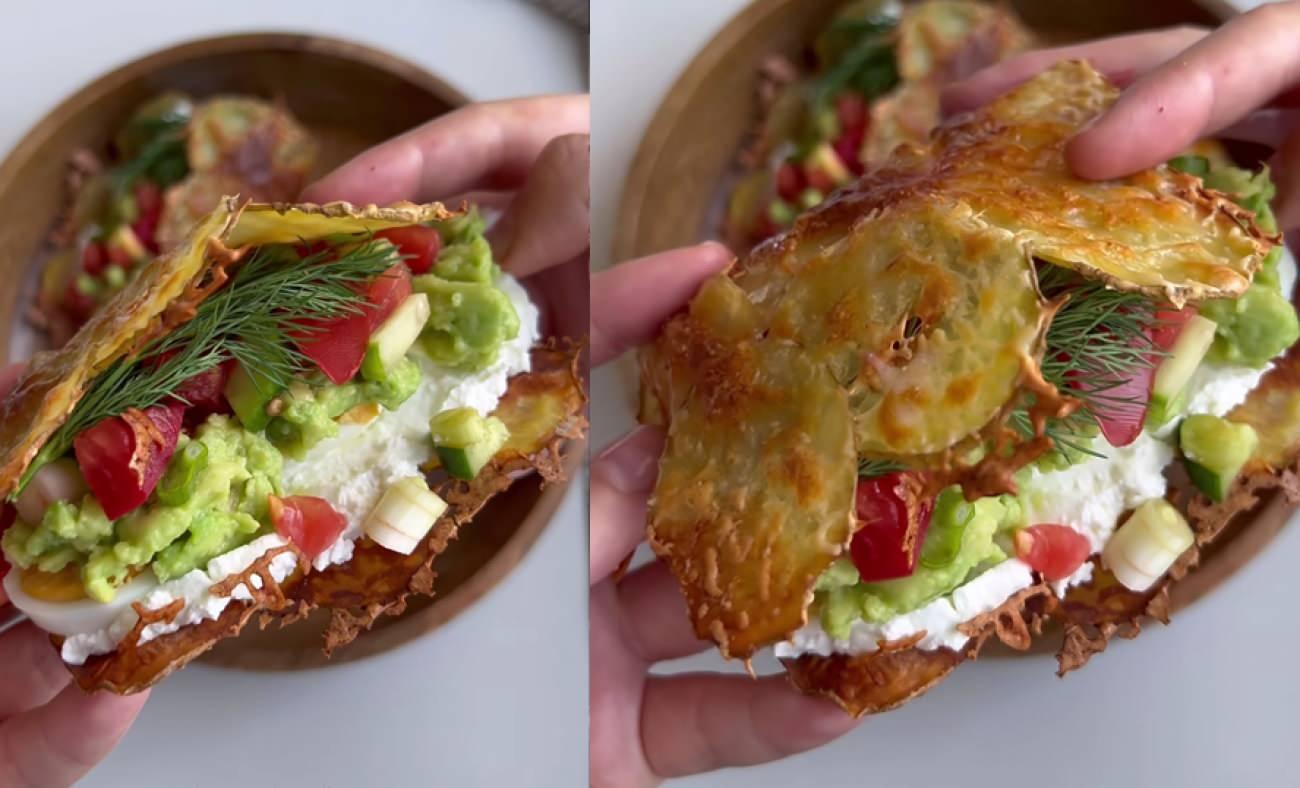 Kahvaltılarınıza renk katacak pratik tarif: Patates taco!