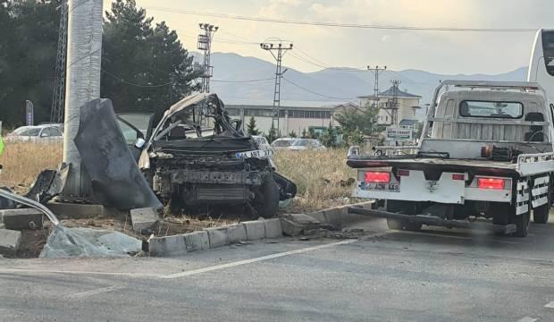 Malatya'da feci kaza: 1 ölü, 1 yaralı!