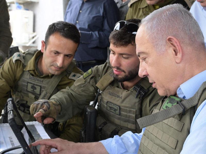 Netanyahu'nun Golani Tugayı üssünü ziyareti