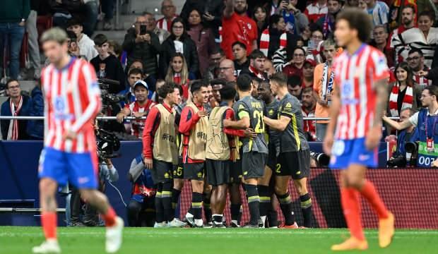 Devler Ligi'nde gecenin sonu&ccedil;ları! Atletico Madrid'e şok