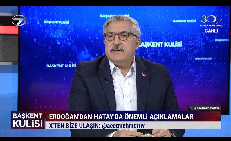 TBMM Dijital Mecralar Komisyon Başkanı Doç. Dr. Hüseyin Yayman canlı yayında konuştu.