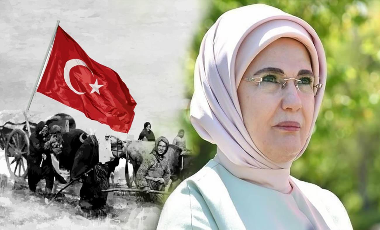 Emine Erdoğan'dan Cumhuriyet'in 101'inci yılına özel paylaşım!