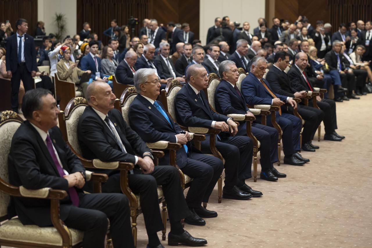 Türk Devletleri Teşkilatı 11. Devlet ve Hükümet Başkanları Zirvesi'ne katılan devlet başkanları.