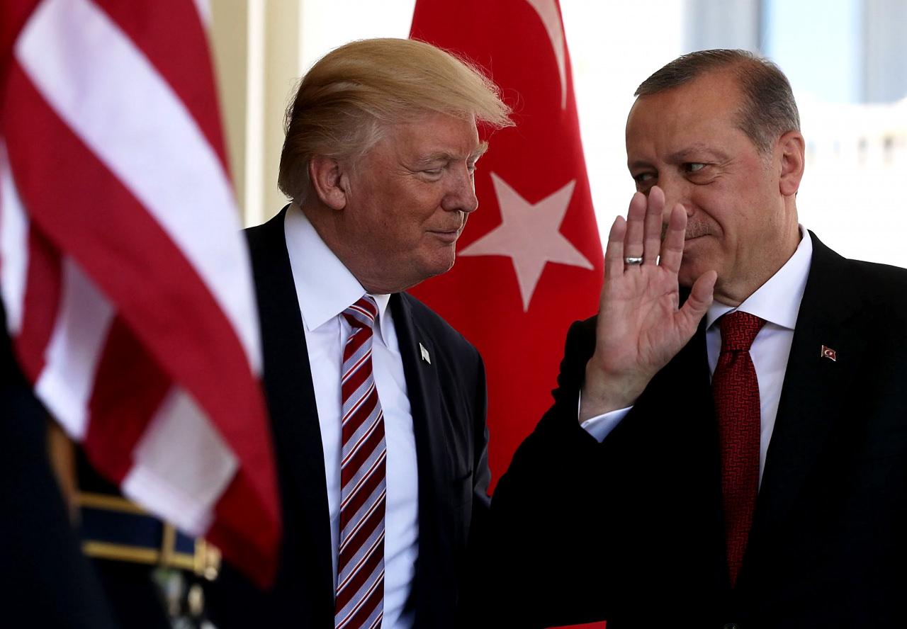 Cumhurbaşkanı Recep Tayyip Erdoğan ve ABD Başkanı Donald Trump