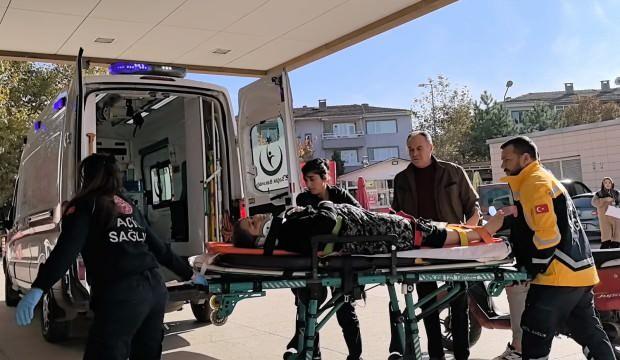 Cam silerken 2'nci kattan düşüp ağır yaralandı