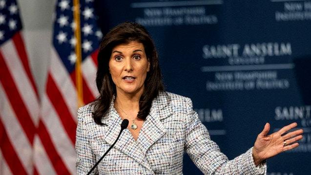 ABD'nin eski BM Daimi Temsilcisi Nikki Haley