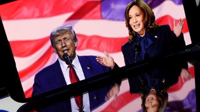 Donald Trump ve Kamala Harris