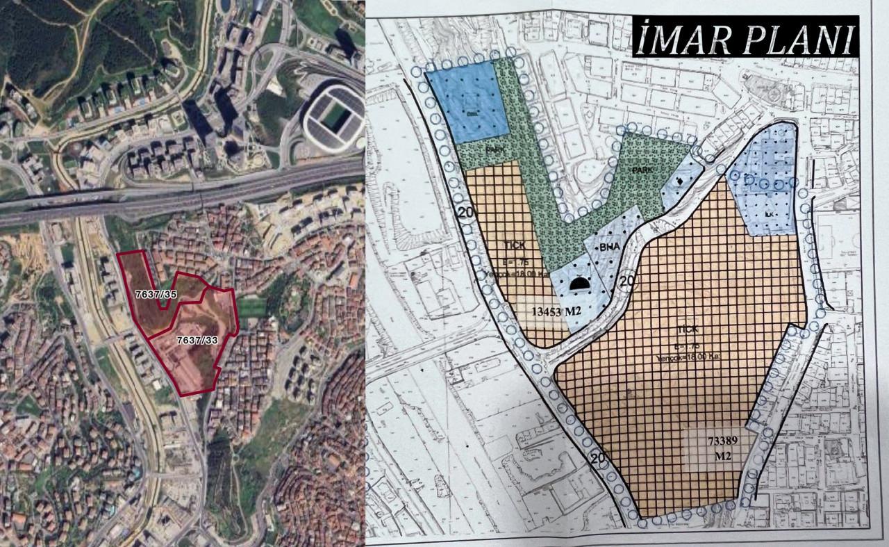 İmara açılan arazinin imar planı