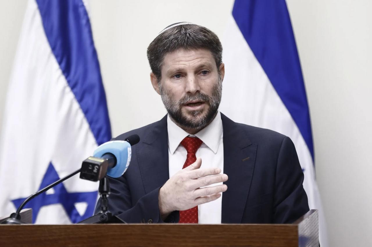 İsrail Maliye Bakanı Bezalel Smotrich