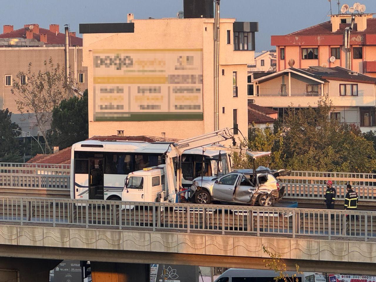 Feci kazada 4 kişi yaralandı. 