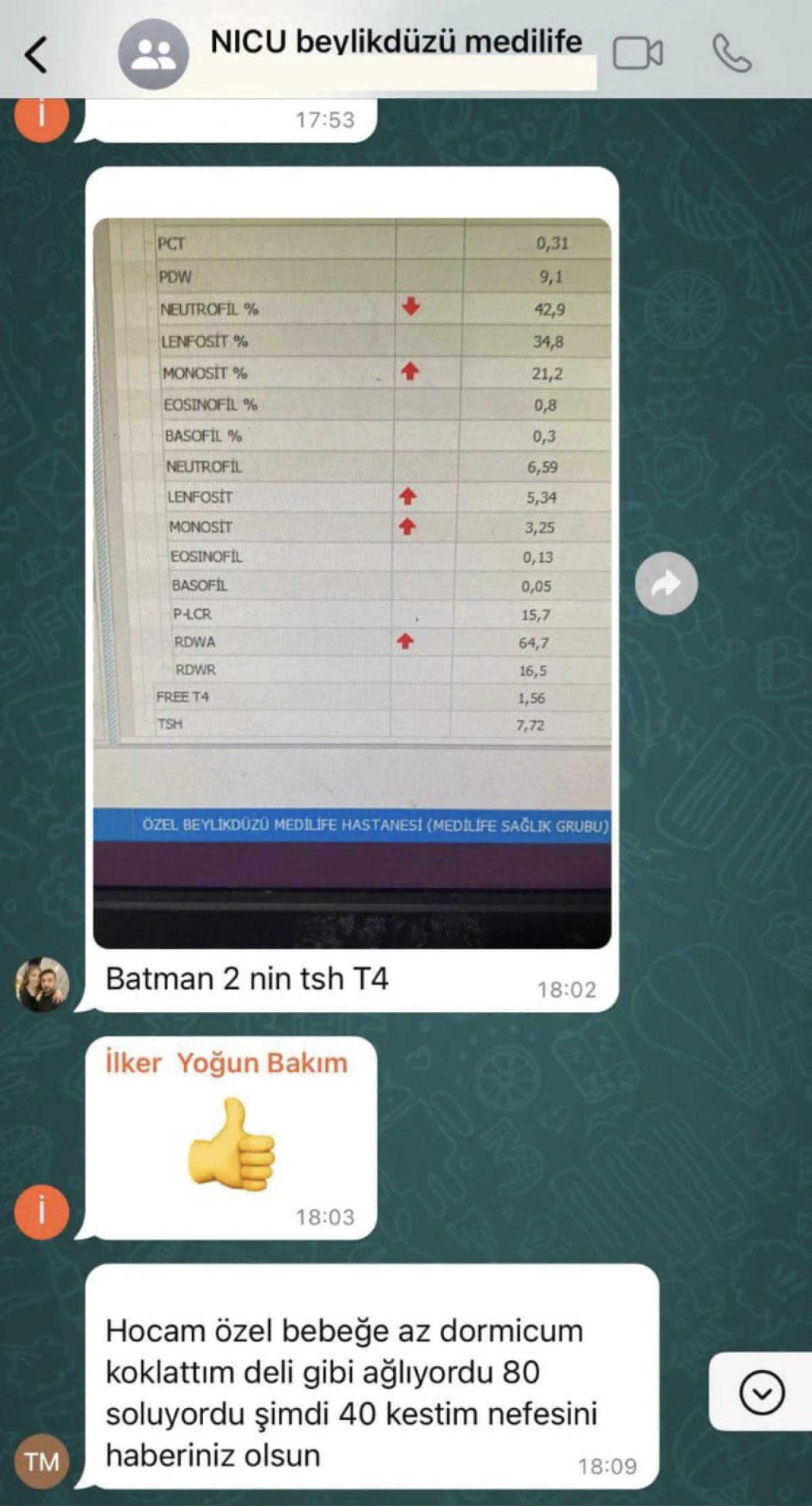 'Yenidoğan çetesinin' ortaya çıkan Whatsapp yazışmaları... 