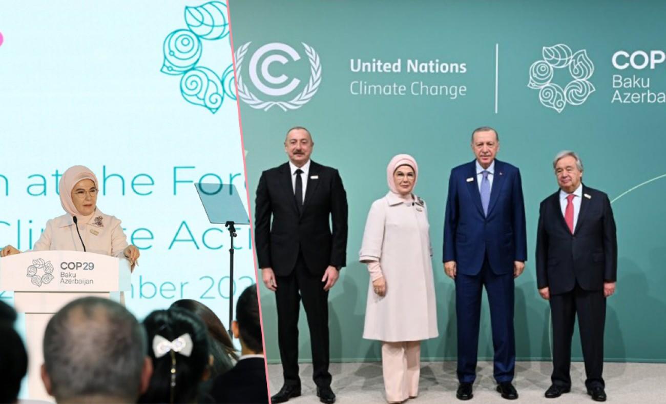 Emine Erdoğan'dan COP29 paylaşımı