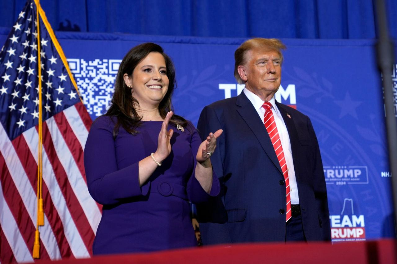 Elise Stefanik ve Donald Trump