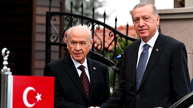 Cumhurbaşkanı Recep Tayyip Erdoğan ve MHP Genel Başkanı Devlet Bahçeli