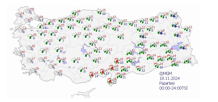 Hava durumu haritası