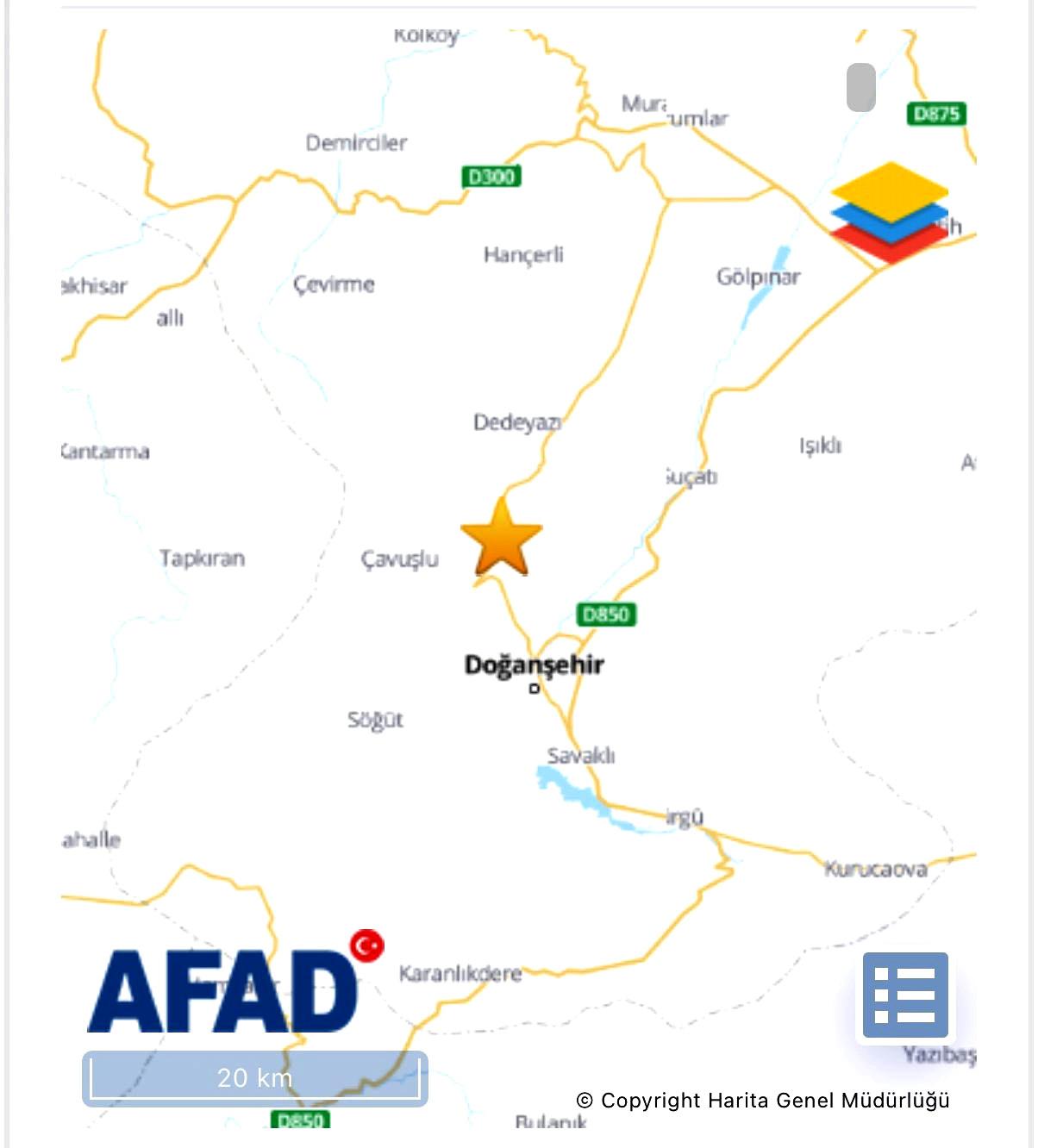 Malatya deprem