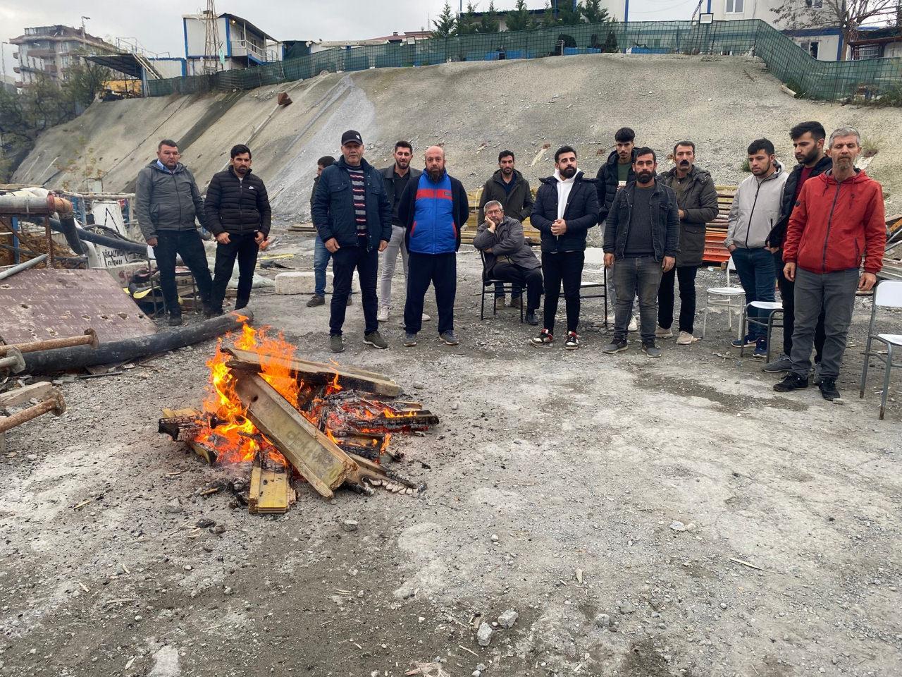 Ümraniye-Ataşehir- Göztepe metro inşaatı işçileri