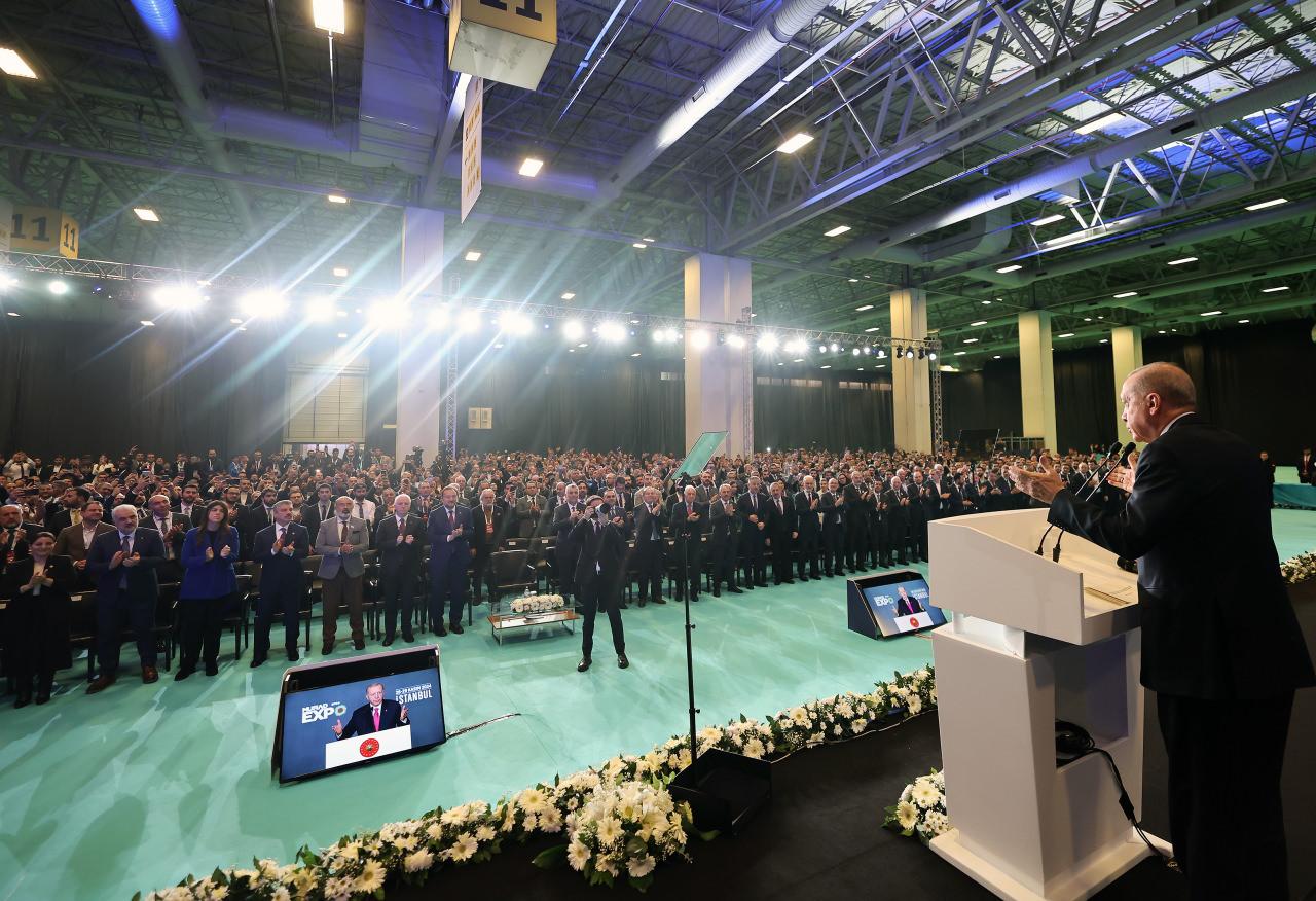 Cumhurbaşkanı Erdoğan, katıldığı kongrede önemli açıklamalarda bulundu. 