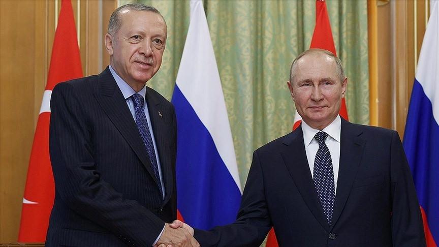 Cumhurbaşkanı Recep Tayyip Erdoğan ve Rusya Devlet Başkanı Putin