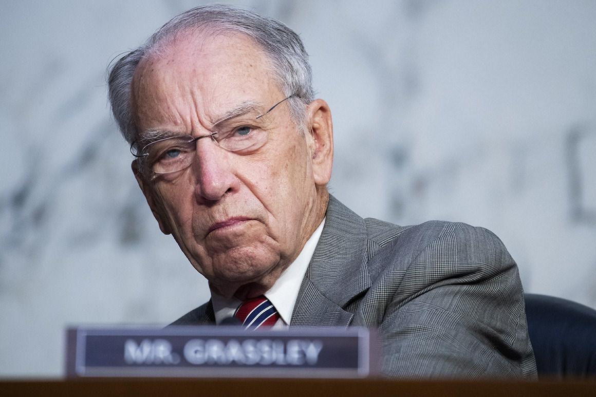 lowa'nın Cumhuriyetçi Senatörü Chuck Grassley