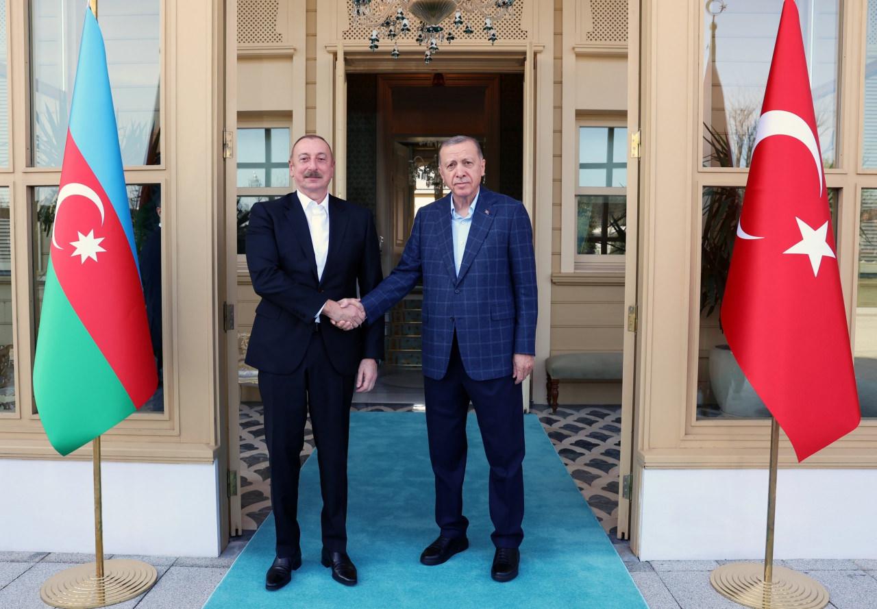 Cumhurbaşkanı Erdoğan ve Azerbaycan Cumhurbaşkanı Aliyev 