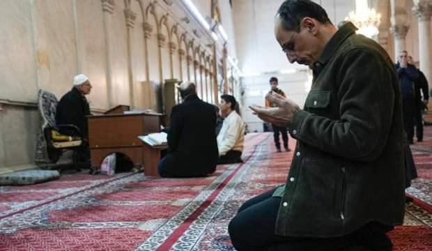 Şam'da tarihi anlar! MİT Başkanı Kalın Emevi Camii'nde fotoğrafları ortaya çıktı
