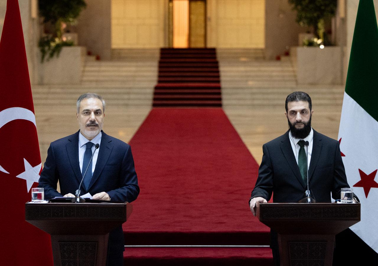 Dışişleri Bakanı Hakan Fidan ve Ahmed eş-Şera