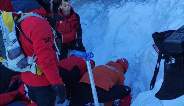 Erzurum'da yaşanan çığ felaketi