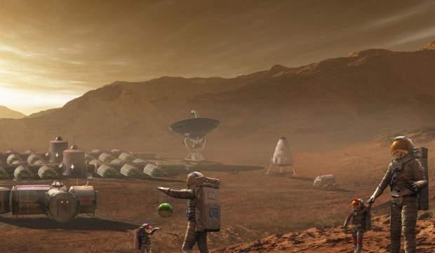 Astronotlar Mars'ta kendi kanıyla barınak inşa edebilir!